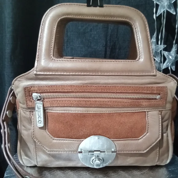 ‼️L👀K‼️ 🤑QUICK SALE🤑 MIMCO BROWN PURSE HANDBAG IN EXC.COND. INSIDE & OUT - Picture 6 of 11